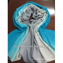 cashmere and silk gradual worsted woven scarf